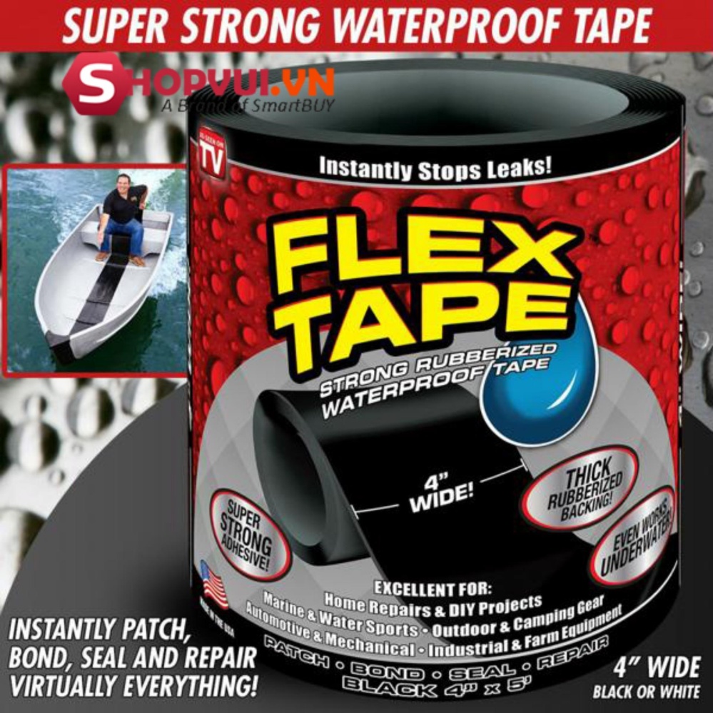 Siêu băng dính Flex Tape chống nước chống thấm cao cấp