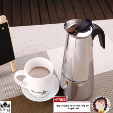 Bình pha cà phê Moka Espress 4 cup INNOX Cao Cấp – kingshop