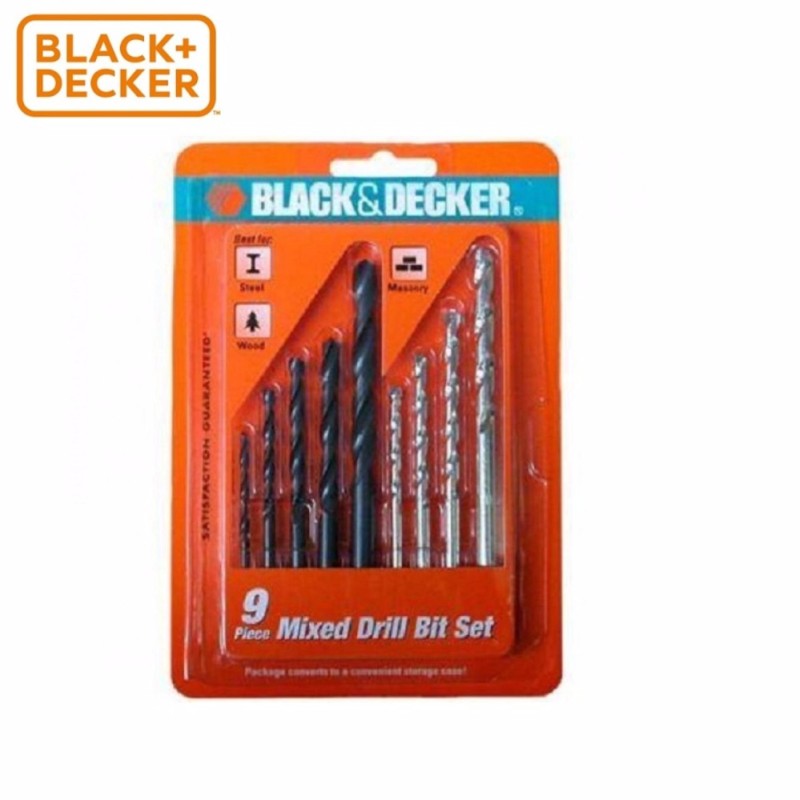 BLACK+DECKER - A8106G Hộp mũi khoan đa năng 9 chi tiết