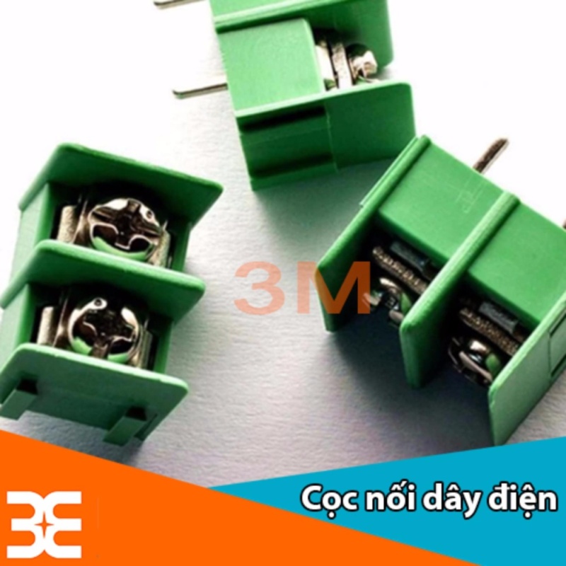Bảng giá Bộ 10 Cọc Nối Dây Điện KF7.62mm 300V 20A bền bỉ chắc chắn ( 2 pin )