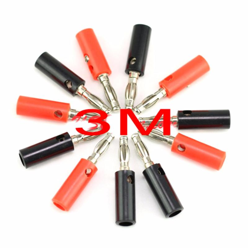 Bảng giá Mua Bộ 10 Đầu Jack Bắp Chuối 910MR 4mm Đực ( 5 Đỏ - 5 Đen )