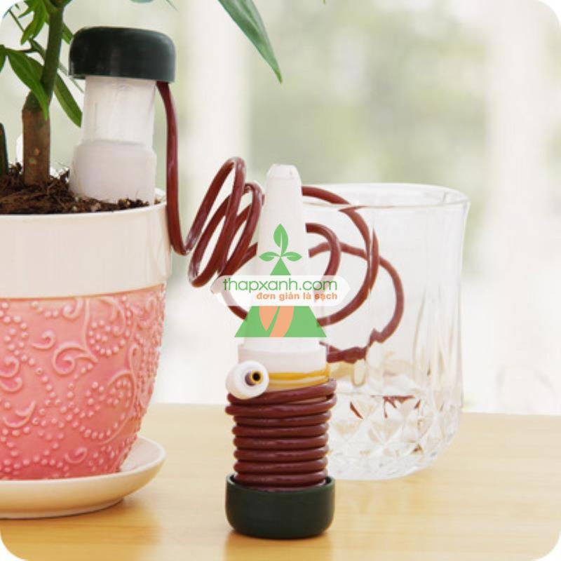 Mua Bộ 10 thiết bị Tưới nhỏ giọt tự động cho hoa, cây cảnh để bàn