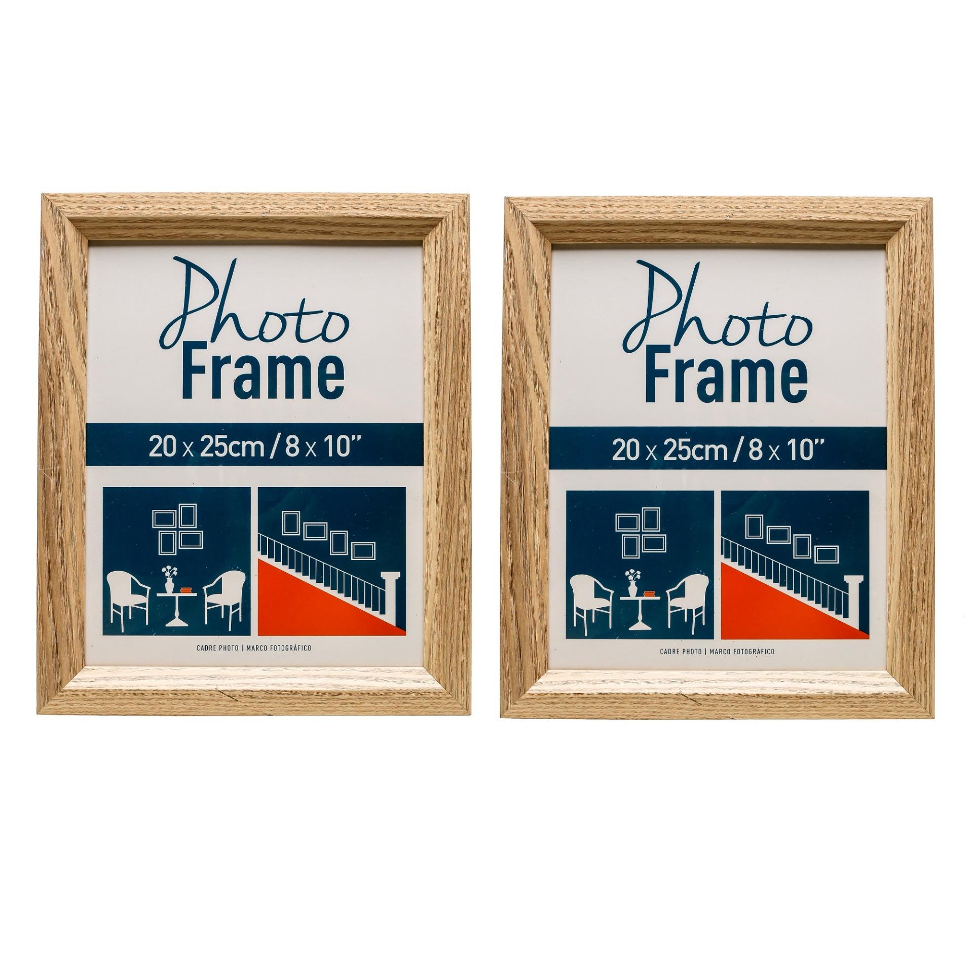 Bộ 2 Khung ảnh gỗ sồi 20x25 cm UBL GF0167