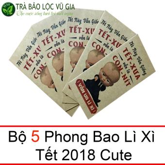 Bộ 5 Phong Bao Lì Xì Tết  