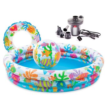 Bộ bể bóng phao 59469 kèm bơm điện