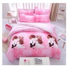 Khuyến Mãi Bộ Chăn Drap Giường Cotton Lụa Cặp Đôi Tmark 180 x 200cm + Tặng 1 quà tặng ngẫu nhiên trị giá 20.000 từ Tmark 1688.