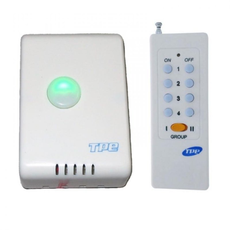 Bộ công tắc điều khiển từ xa sóng RF công suất lớn TPE RC1A + Remote 16 nút RM01