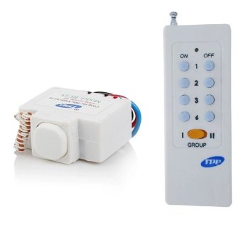Bộ công tắc điều khiển từ xa sóng RF TPE RC1S + Remote 16 nút RM01  