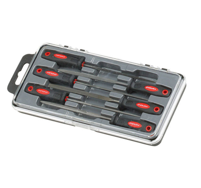 Bộ giũa 6 chi tiết Endura E9033 3x160mm (Đỏ đen)