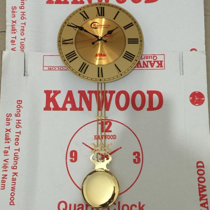 Bộ lắc 5 món mặt số 25cm la mã kim trôi Kanwood