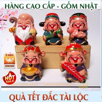 Bộ tượng trang trí 5 ông thần tài may mắn - Hàng cao cấp  