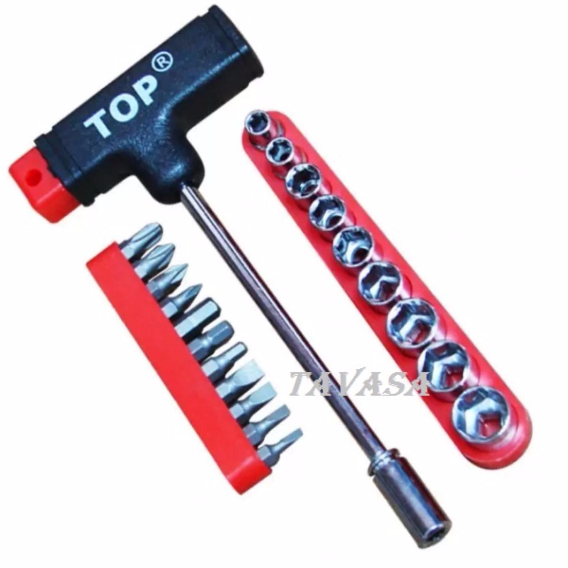 Bộ tuýp đa năng chữ T 22 món TOP TD-20108