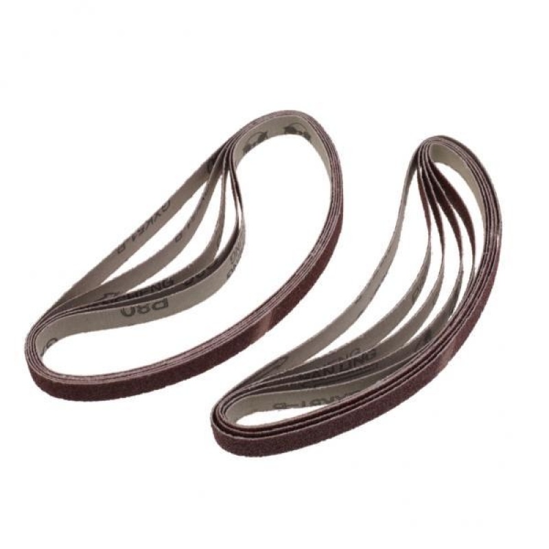 BolehDeals 10 Pcs 457x13mm Metal Sanding Belt Kit Assorted Grits Belt Sander Tools 80# - intl