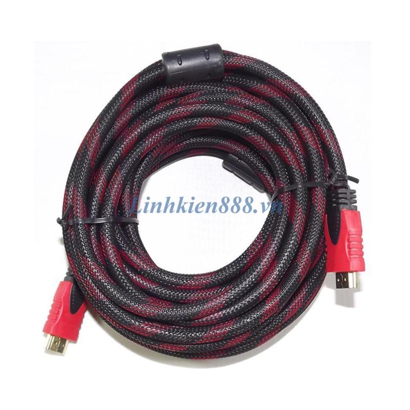 Bảng giá Cáp HDMI đầu mạ vàng chống nhiễu tốt, độ nét cao, dài 10m