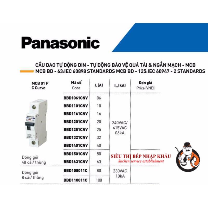 Bảng giá Cầu dao tự động 2P 32A Panasonic BBD2322CNV