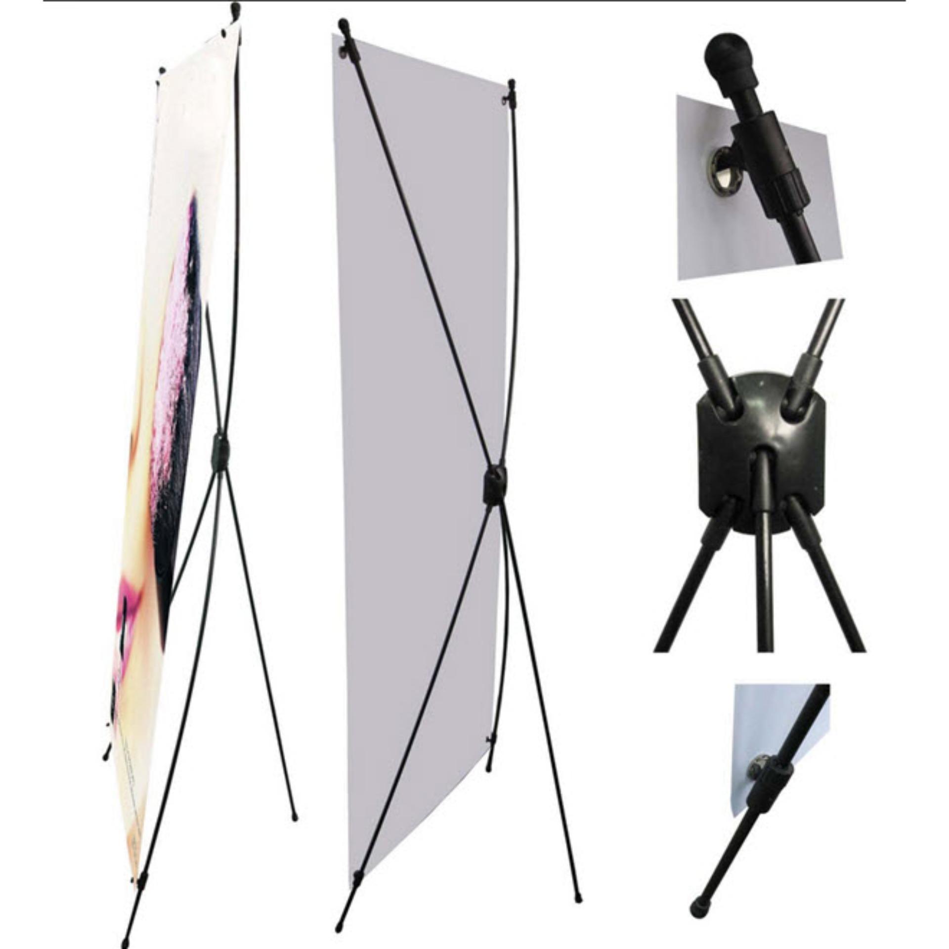 Chân Standee chữ X 60*160CM (ĐEN)