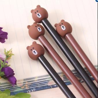 Combo 10 bút đầu Gấu cute  