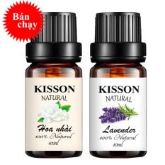 Combo 2 chai tinh dầu thiên nhiên oải hương LAVENDER 10ml và HOA NHÀI 10ml