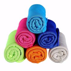 Combo 2 Khăn lạnh tập gym, các hoạt động ngoài trời siêu thấm hút, hạ nhiệt cơ thể, tiện dụng cho cả nam và nữ (Màu ngẫu nhiên)