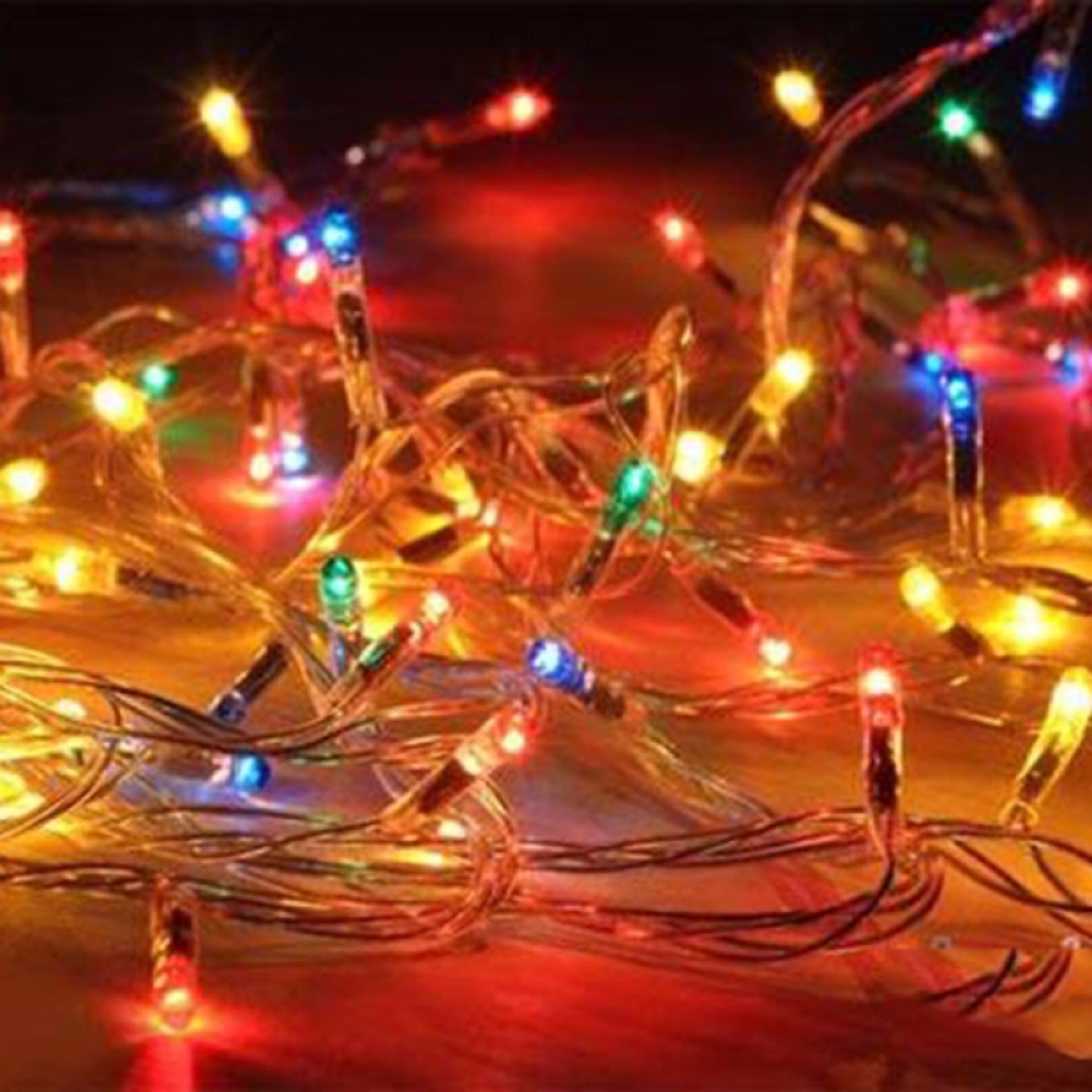 Combo 5 dây đèn Led 5m chớp nháy Nhiều Màu trang trí nhà cửa Giáng sinh