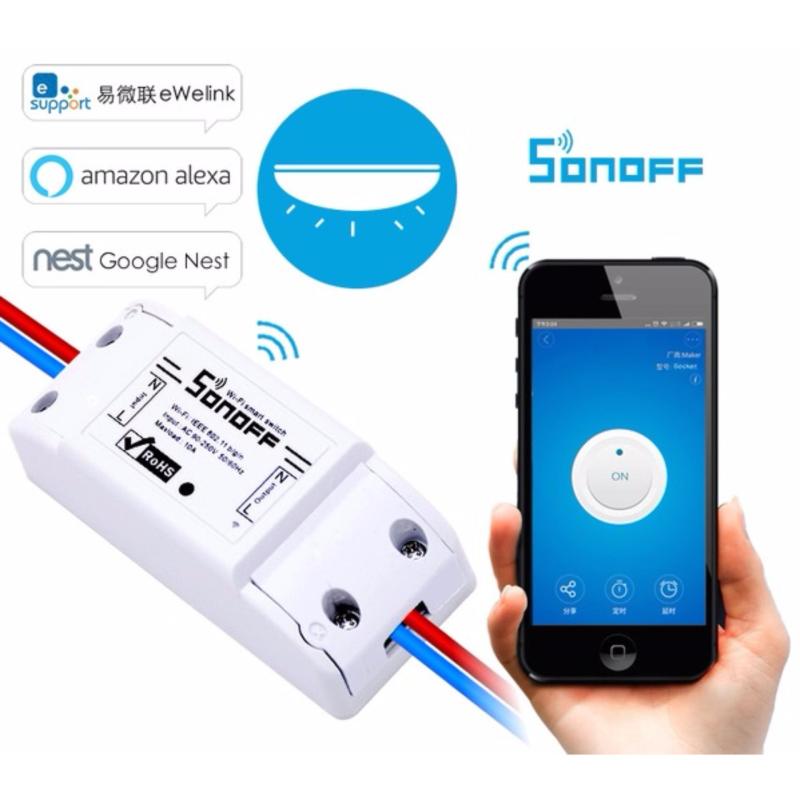 Công tắc điều khiển từ xa qua mạng wifi cho nhà thông minh Sonoff Basic