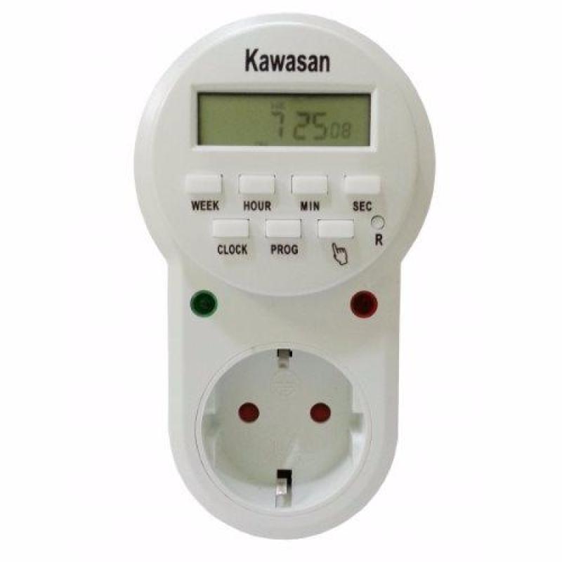 Bảng giá CÔNG TẮC HẸN GIỜ Ổ CẮM - DẠNG KỸ THUẬT SỐ KAWA-SG36 dang ky thuat so / white
