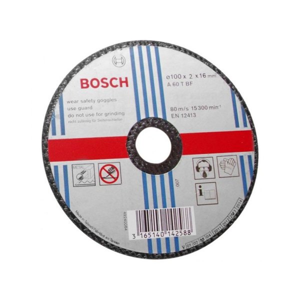 Đá cắt sắt Bosch 2608600266 100 x 1.2 x 16mm (Đen)