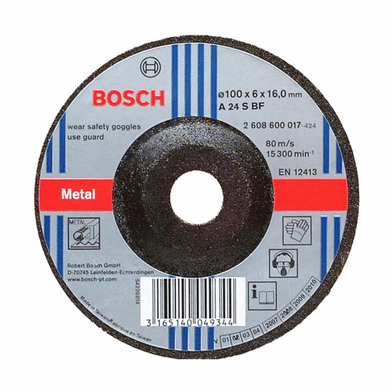 Đá mài Bosch 100x6x16mm (sắt)