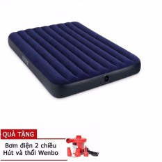 ĐỆM HƠI CAO CẤP INTEX ĐÔI BỐN MÙA 1M52 . 68759 DÀNH CHO MỌI LỨA TUỔI