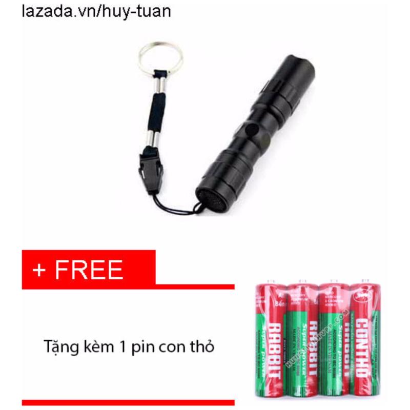 Bảng giá Mua Đèn 3w siêu sáng nhỏ gọn + free 1 pin con thỏ