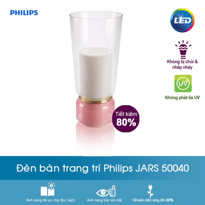 Bảng giá Mua Đèn bàn Philips Jars 1x15W 230V (Hồng)