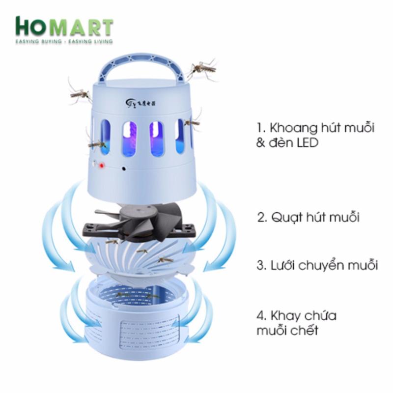 Bảng giá Đèn bắt muỗi, Bình hút muỗi DIANQUI (ĐEN )