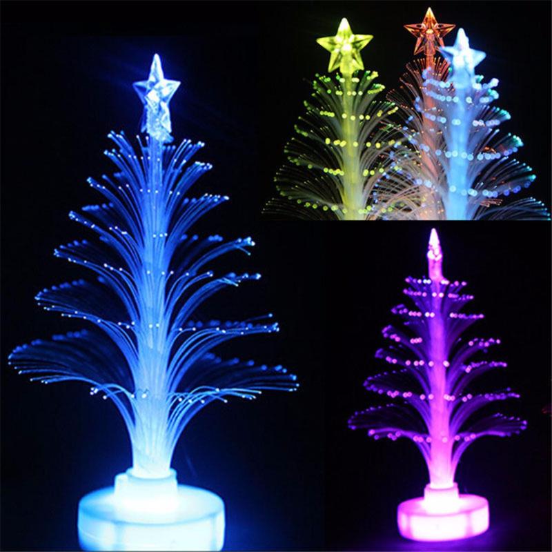 Bảng giá Mua Đèn cây thông sợi cước phát sáng (trang trí bàn làm,cây thông noel)