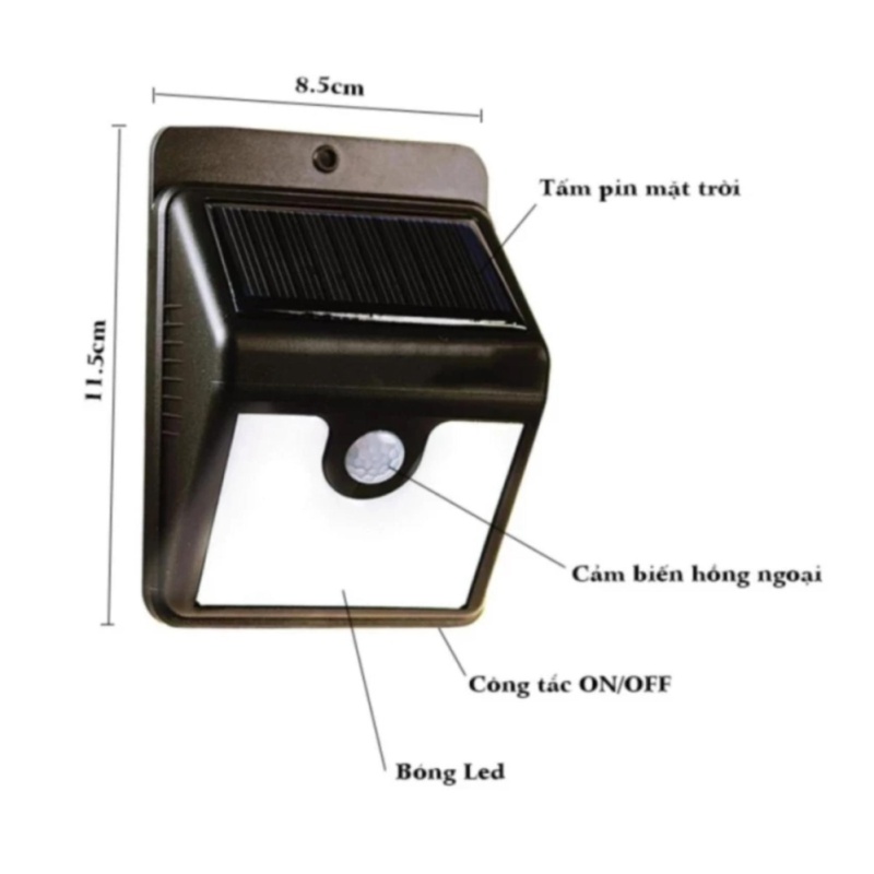 Bảng giá Mua Đèn Led hồng ngoại cảm biến năng lượng mặt trời