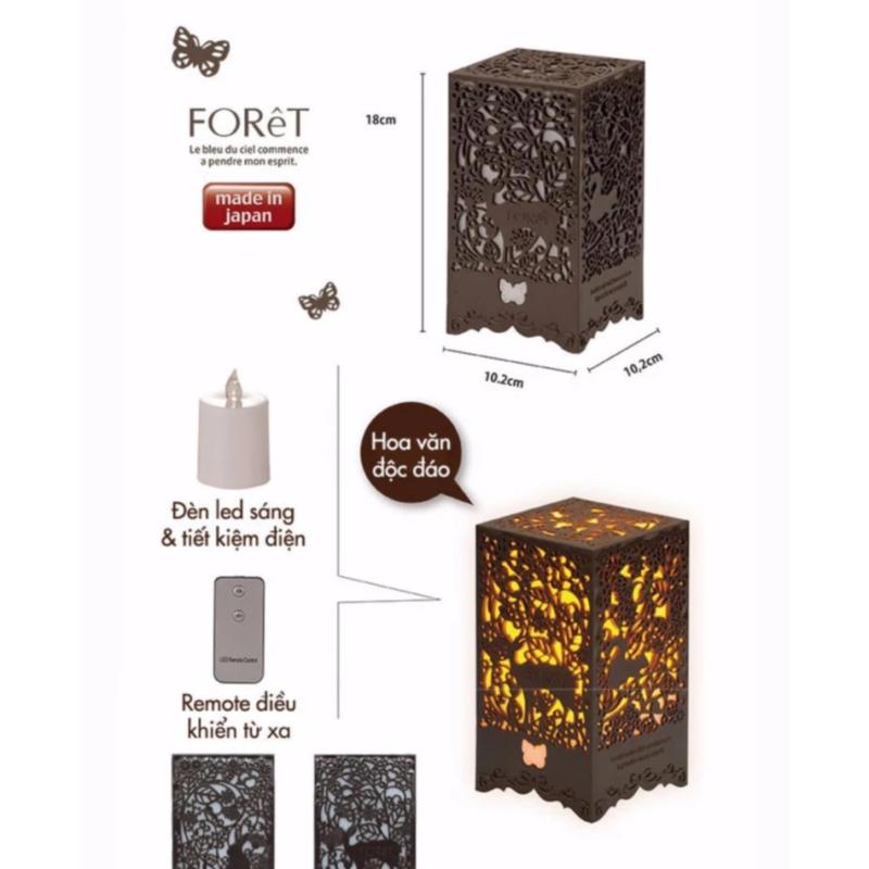 Bảng giá Đèn ngủ hoa văn cao cấp (kèm điều khiển từ xa) - màu tím- Hàng Nhật nội địa