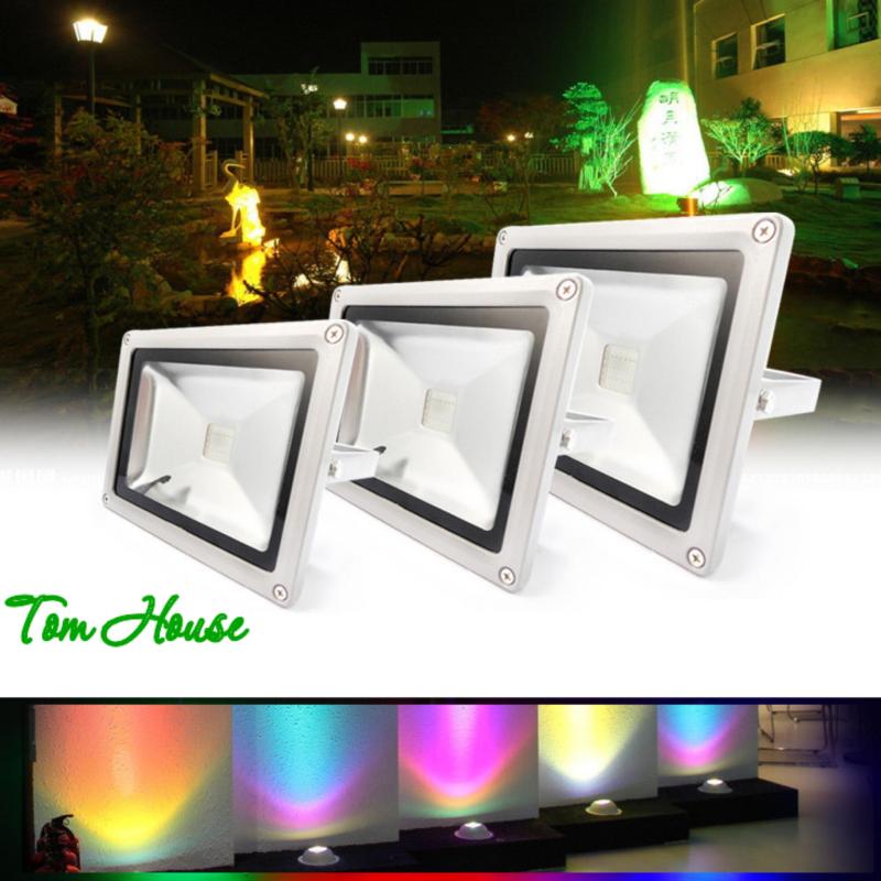 Bảng giá Mua Đèn pha chiếu sáng ngoài trời 16 màu RGB LED công suất 20W LPDM20 (
có điều khiển từ xa )
