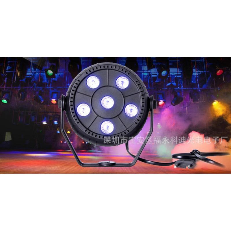 Bảng giá Mua Đèn pha led sân khấu vũ trường P6 - 6 led, cảm ứng âm thanh
