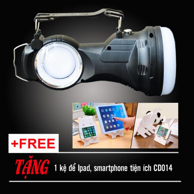 Bảng giá Mua Đèn pin LED năng lượng mặt trời siêu sáng KC-9980T (tặng kệ Smartphone tiện ích)