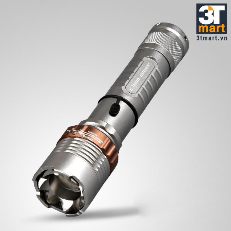 Bảng giá Mua Đèn pin siêu sáng CMON POWER DEFEND XML-T6 LED 10W 2000lm chiếu xa
500m (xám)