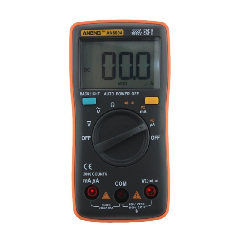 Bảng giá Mua Digital Multimeter 2000 Counts Backlight AC/DC Ammeter Voltmeter
Ohm Meter - intl