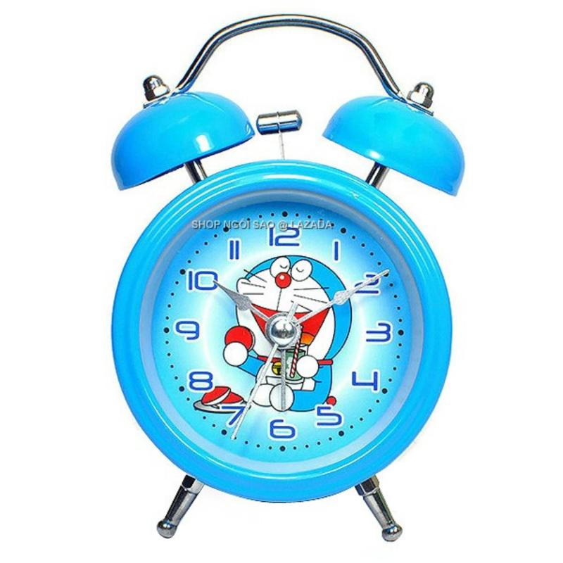 Nơi bán ĐỒNG HỒ BÁO THỨC CHUÔNG ĐÔI KIM LOẠI SIZE NHỎ (7,5) - DOREMON A1