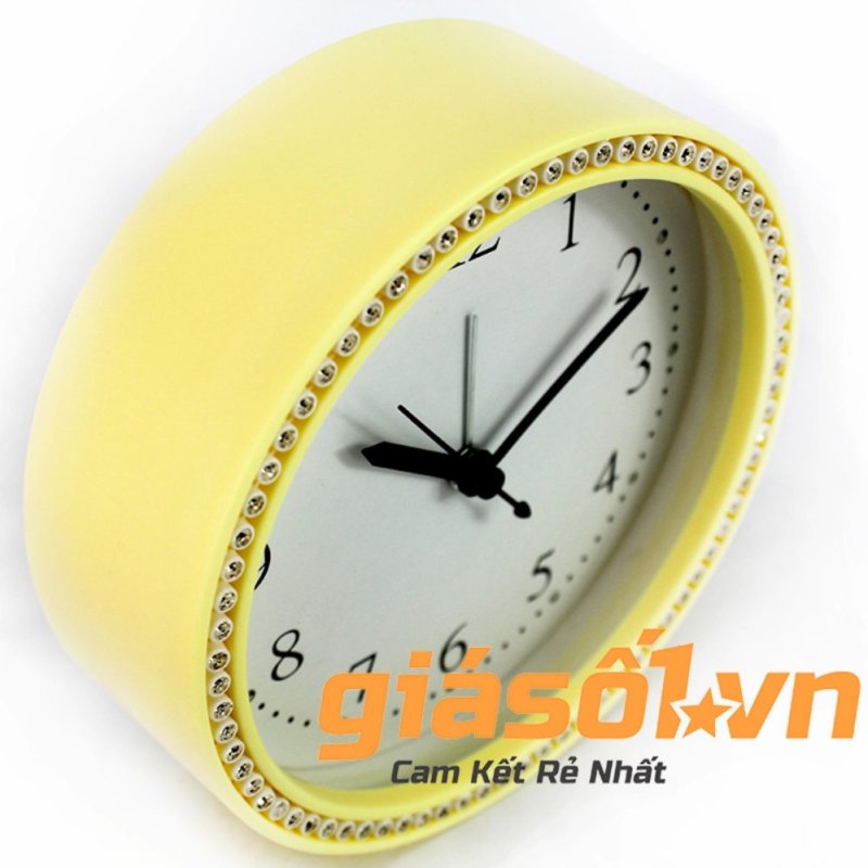 Nơi bán Đồng hồ báo thức King Time đính đá - US003 (Vàng)