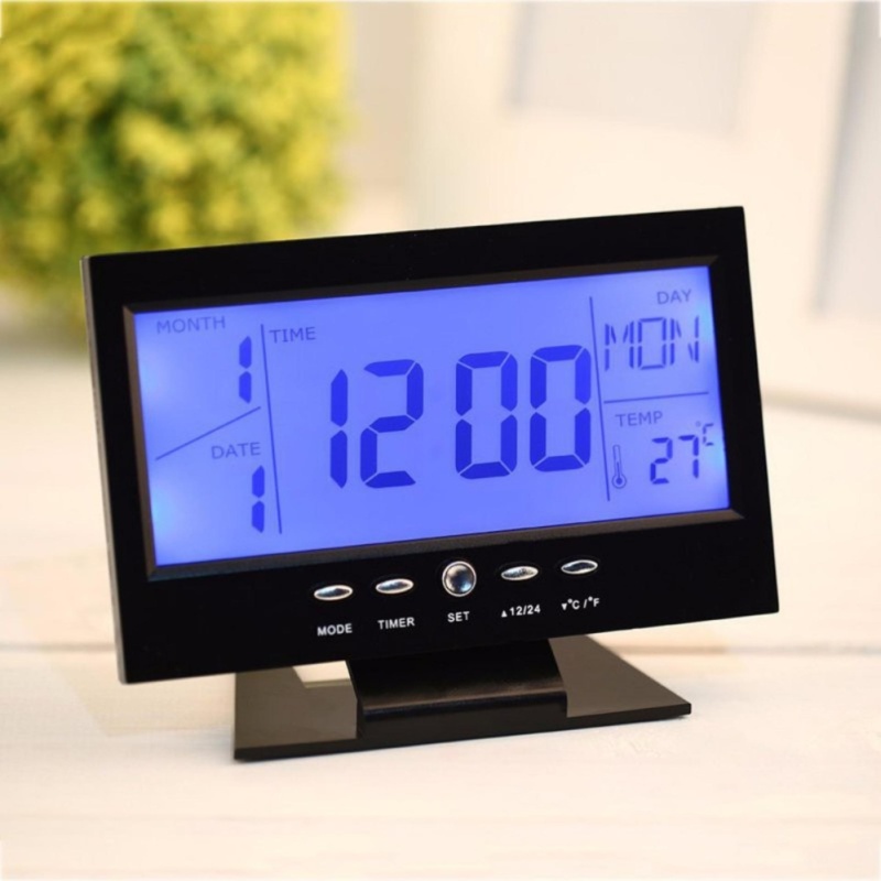 Nơi bán Đồng hồ để bàn báo thức cảm biến âm thanh 8082D