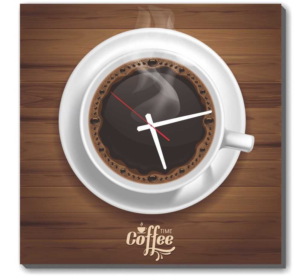 Đồng hồ tranh Ly cà phê Dyvina 1T3030-48