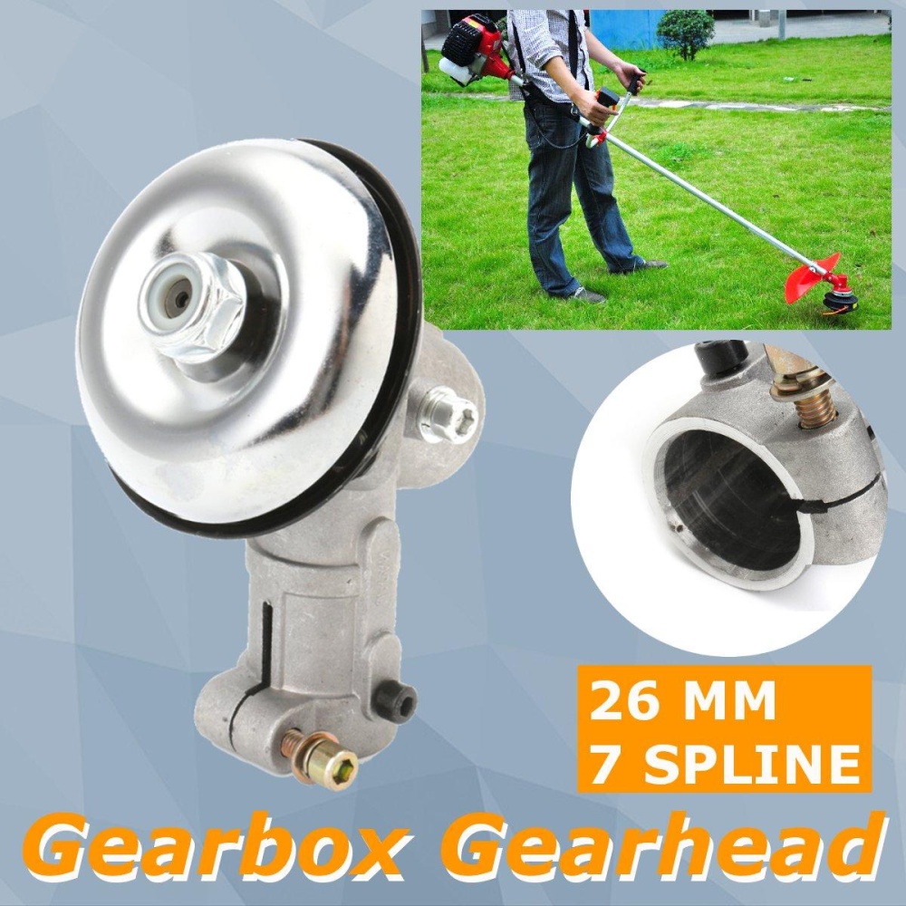 Gearhead Gearbox for Trimmer Strimmer Brush Cutter Lawnmower 26mm 7
Tooth Splin - intl