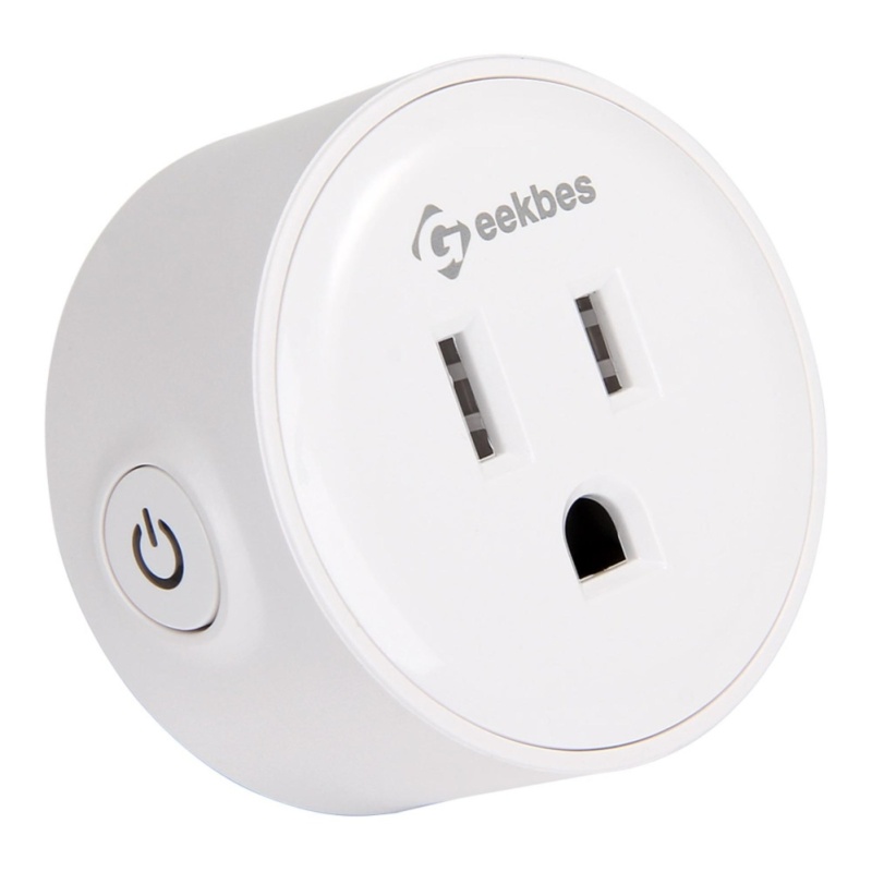 Bảng giá Geekbes YM-WS-1 Smart Socket WiFi Mini Plug APP Remote Control Timing Socket Works with Alexa -White - intl