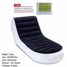 Ghế giường hơi đa năng/Ghế hơi tựa lưng siêu GT360 PVC Flocked + Tặng hộp tăm nguyên sinh TD