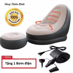 Ghế hơi tiện lợi Intime+Tặng kèm bơm điện 2 chiều