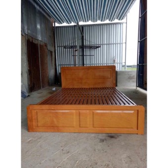 Giường sắt kiểu gỗ xuất khẩu  