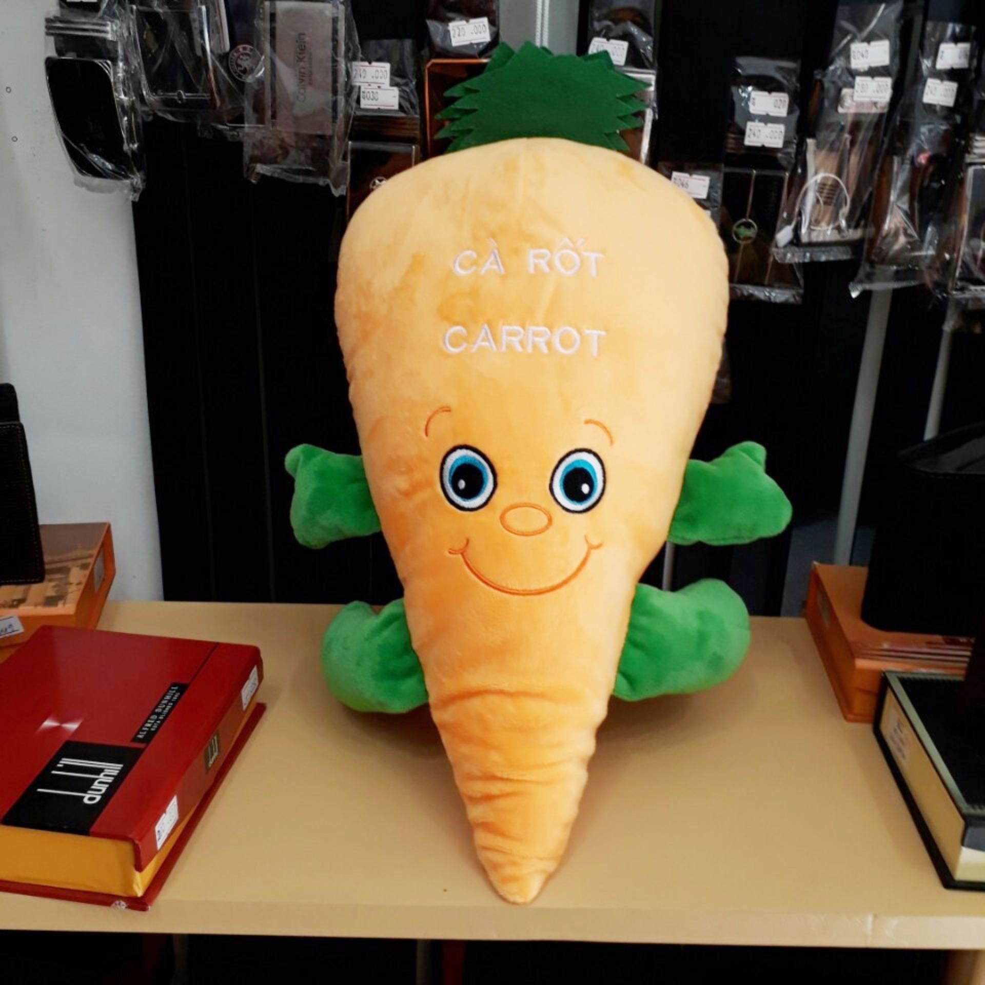 Gối cà rốt nhồi bông size nhỏ 40cm